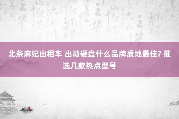 北条麻妃出租车 出动硬盘什么品牌质地最佳? 推选几款热点型号