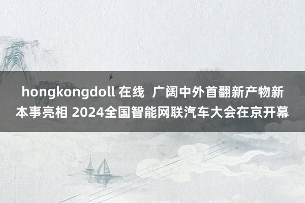 hongkongdoll 在线  广阔中外首翻新产物新本事亮相 2024全国智能网联汽车大会在京开幕