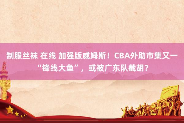 制服丝袜 在线 加强版威姆斯！CBA外助市集又一“锋线大鱼”，或被广东队截胡？