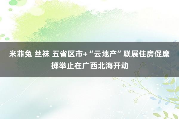 米菲兔 丝袜 五省区市+“云地产”联展住房促糜掷举止在广西北