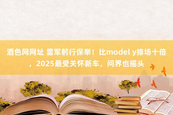 酒色网网址 雷军躬行保举！比model y排场十倍，2025最受关怀新车，问界也摇头